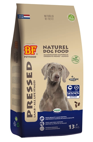 BF Petfood Geperst Lam/Rijst Premium 13.5 kg