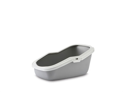 LITIÈRE SAVIC ASEO GRIS / BLANC 56 x 39 x 27,5 cm