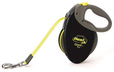 FLEXI Giant Rollijn Neon Zwart/Geel L 8 m
