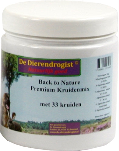 Dierendrogist Mélange d'herbes Back to Nature Premium avec 33 herbes 450 g