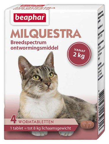 BEAPHAR MILQUESTRA KAT 4 TABLETTEN