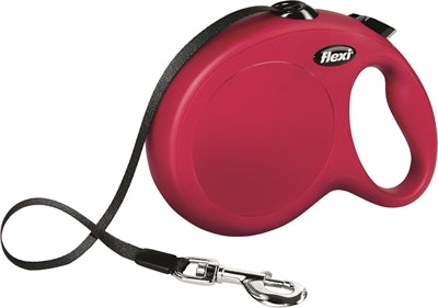 FLEXI Classic Tape retractable leash red L 8 m