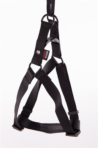 MARTIN step-in harness nylon black 70-90 x 2.5 cm