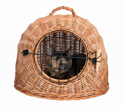 Panier pour chat en rotin TRIXIE avec porte Ø 50 cm