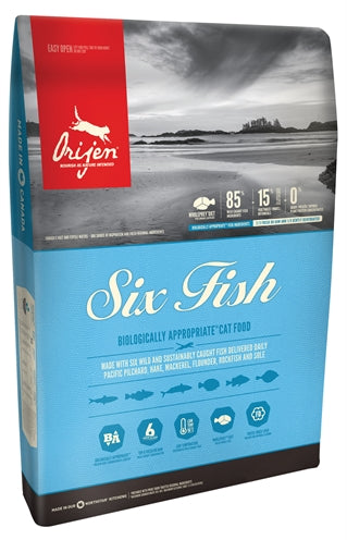 ORIJEN WHOLE PREY 6 POISSONS POUR CHAT 1,8 KG