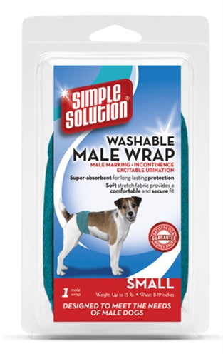 Simple Solutions bande urinaire lavable pour chiens mâles, petite 20-48 cm