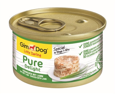 GIMDOG LITTLE DARLING PURE DELIGHT KIP / LAM 12 x 85 g
