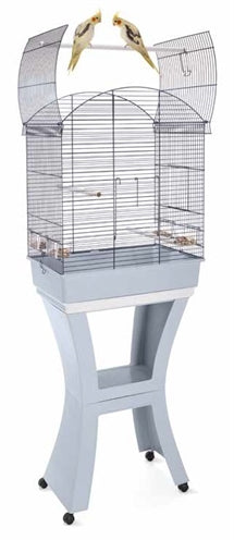 IMAC CALLA BIRD CAGE WITH STAND BLUE / GREY 62X43X78 CM