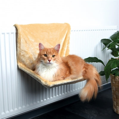 TRIXIE Radiator Hammock Plush Beige 48 x 26 x 30 cm