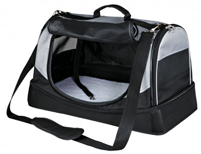 TRIXIE Sac de transport Holly pour chien noir / gris 50 x 30 x 30 cm