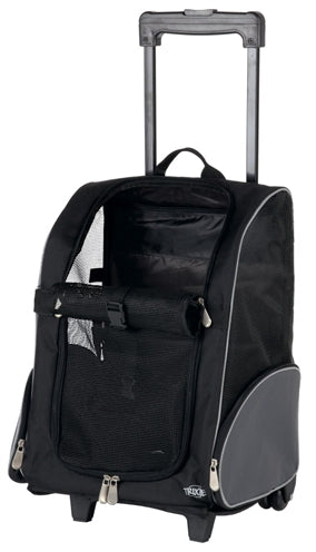 TRIXIE Reismand Trolley Zwart/Grijs 32 x 25 x 45 cm