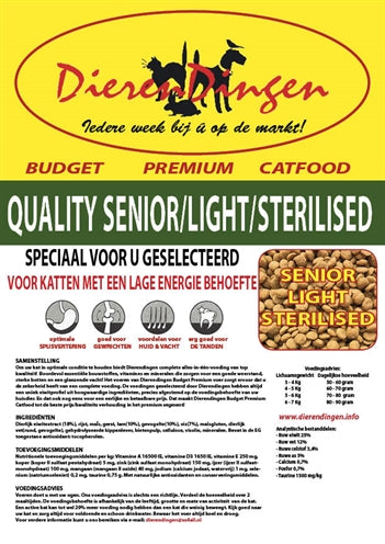 Voordelig premium kattenvoer, kwaliteit: senior / light / gesteriliseerd, 15 kg