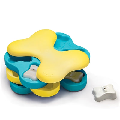 NINA OTTOSSON HONDENTORNADO TURKOOIS / GEEL 23,5 x 18 x 7 cm