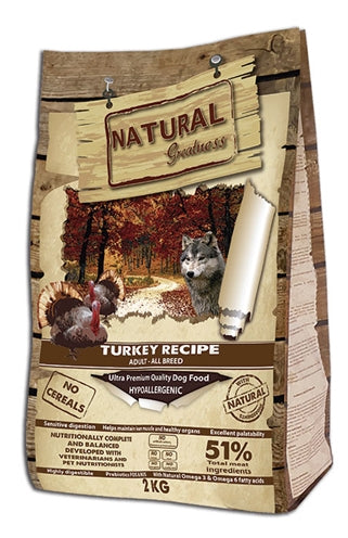 Natural Greatness Recette Dinde 2 kg