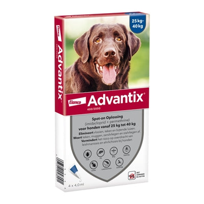 ELANCO ADVANTIX SPOT-ON 400/2000 25-40 kg - 4 pipettes