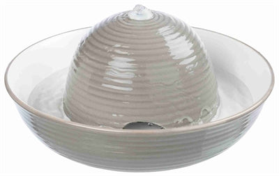 TRIXIE DRINKING FOUNTAIN VITAL FLOW GRAY/WHITE 1.5 L
