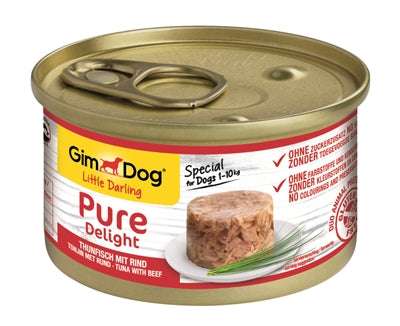 GIMDOG LITTLE DARLING PURE DELIGHT TONIJN / RUND 12x85 g