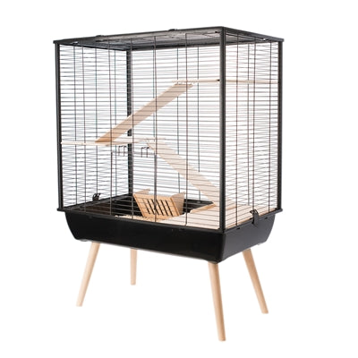 ZOLUX NEO COSY Grote knaagdierkooi Zwart 78 x 48 x 80 cm