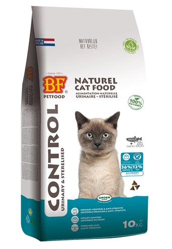 BF PETFOOD QUALITÉ PREMIUM CHAT CONTRÔLE URINAIRE / STÉRILISÉ 10 KG