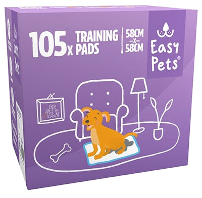 EASYPETS PUPPY TRAINING PADS LAVENDER 58 x 58 cm 105 pcs