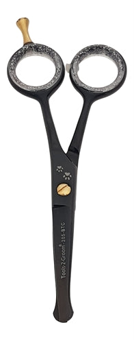 TOOLS-2-GROOM CISEAUX COURBÉS POUR PATTES BORD NOIR 205-BTC 12,5 cm