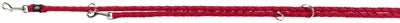 TRIXIE LAISSE RÉGLABLE CHIEN CAVO ROUGE 200 x 1,8 cm