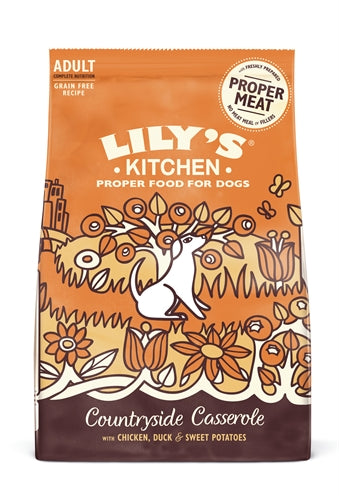 Lily's Kitchen Adult Dog Kip en Eend Countryside Casserole 7 kg