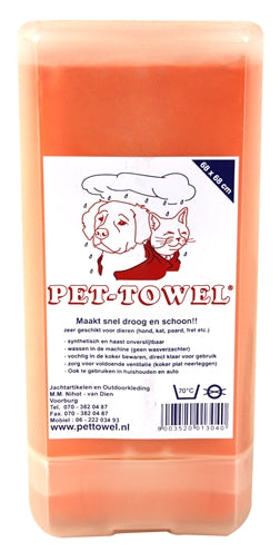 Serviette de toilette pour animaux, grand modèle, couleurs assorties, 68 x 68 cm