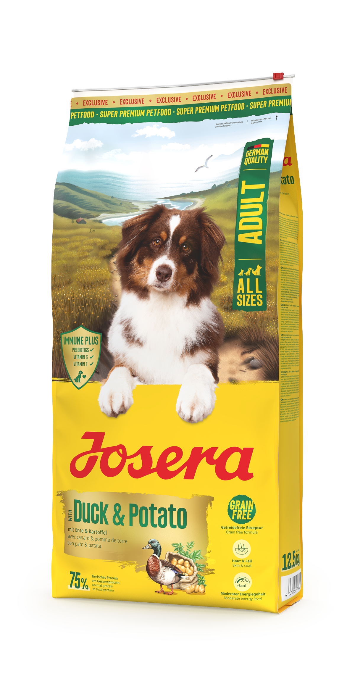 JOSERA A/S ADULT DUCK&POTATO 12,5KG