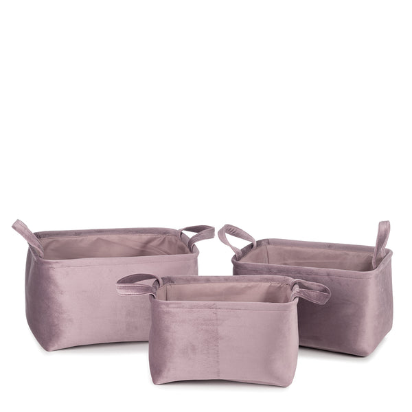 Billie, set van 3 lavendelmandjes