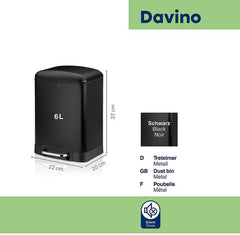 Davino pedaalemmer 6 liter