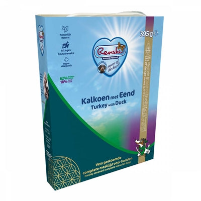 Renske Vers Vlees Kalkoen/Eend 10 x 395 g