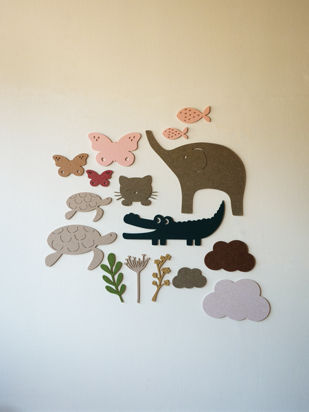 Kidsdepot wanddecoratie Jumbo - taupe