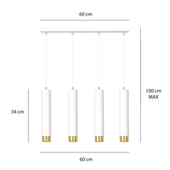 KIBO 4 WH/GOLD