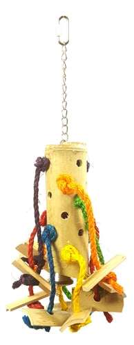 Happy Pet Bamboo Puzzle Bird Toy 48 x 24 x 24 cm