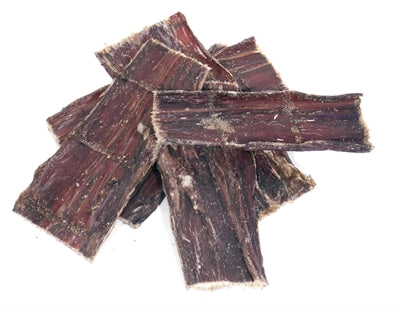 Pet snack beef strips 15 cm 1 kg minimum 60 pcs