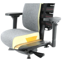 Sit And Move Therapod X Compact Light Grey - Office Chair Wool Felt Fenice