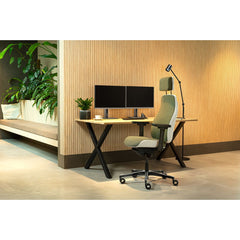 Headrest Olive - Office Chair Facet Wool Olive/Ashgrey