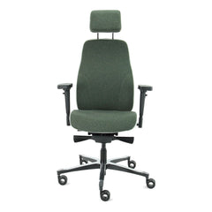 Headrest Olive - Office Chair Facet Wool Olive/Ashgrey