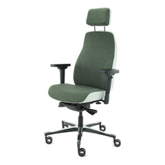 Headrest Olive - Office Chair Facet Wool Olive/Ashgrey