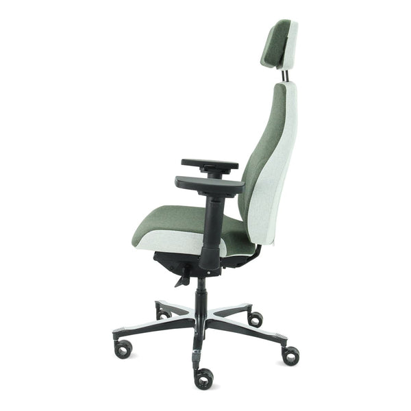 Headrest Olive - Office Chair Facet Wool Olive/Ashgrey