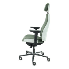 Headrest Olive - Office Chair Facet Wool Olive/Ashgrey