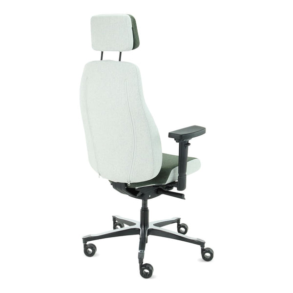 Headrest Olive - Office Chair Facet Wool Olive/Ashgrey