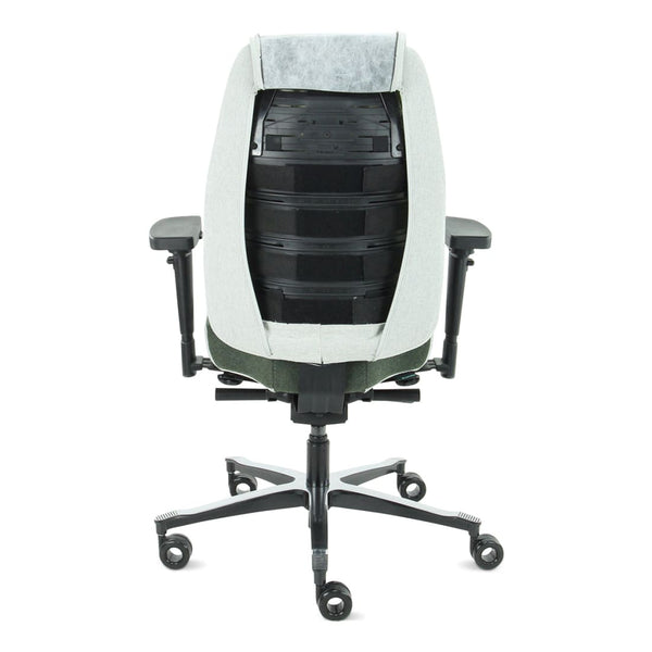 Headrest Olive - Office Chair Facet Wool Olive/Ashgrey