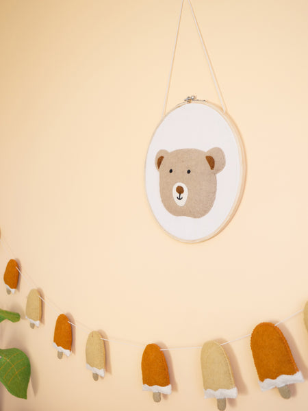 Kidsdepot wall hanger Ben - taupe