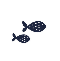 Freddy Vis set of 2 midnight blue