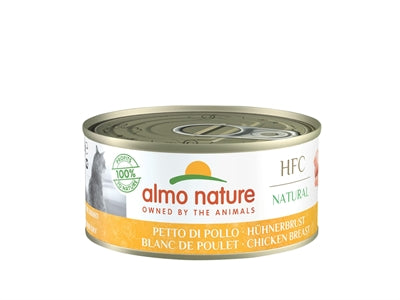 ALMO NATURE CHAT POITRINE DE POULET 24X70 G
