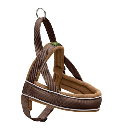 HUNTER Noors Race Harnas Nylon Bruin / Cognac XL 72-90 x 3.8 cm