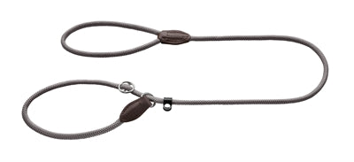 Laisse-collier Hunter Freestyle avec stoppeur, gris, 170 x 0,8 cm