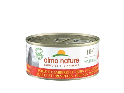 ALMO NATURE KAT KIP / GARNALEN 24 x 70 g
